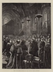 JKW Książę Artur odsłania okno pamięci Alberta w Guildhall