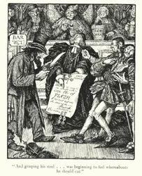 Ingoldsby Legends: Kupiec wenecki (litografia)