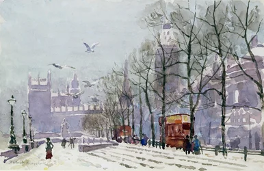 Dzień zimy, Westminster (wc)