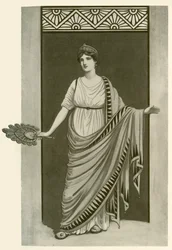 Himation. Strój noszony w Grecji i Rzymie między 550 r. p.n.e. a 300 r. n.e., 1924