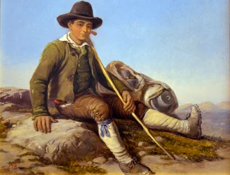 Berger de la Brigue, c1850 (olej na płótnie)