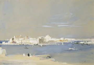Port, Valletta, Malta (toaleta i kolor nadwozia na papierze barwionym)