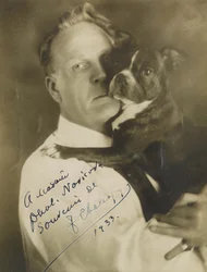 Portret śpiewaka Fiodora Iwanowicza Szaliapina 1873-1938, ok. 1930 r. 1930.