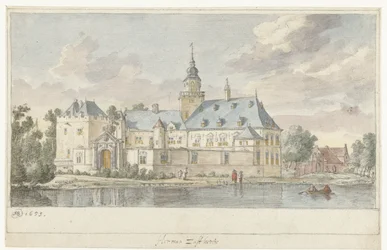 Widok na zamek Nijenrode