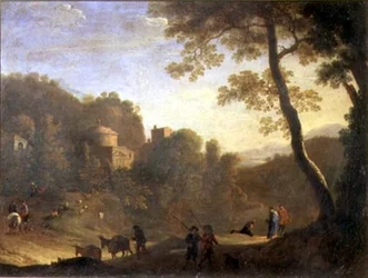 Peizažas su figūromispoli