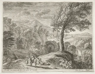 Wielkie Drzewo i Kaskada, c. 1652-1654.