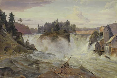 Wodospad w Górach, 1836