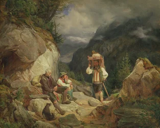 Odpoczynek na górze, 1848
