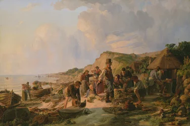 Powrót rybaka w Probsteier, 1837 r.