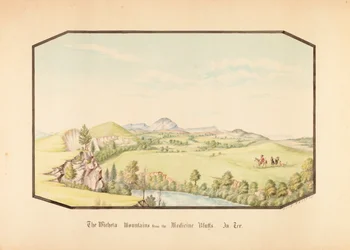 Góry Wichita z Medicine Bluff, Terytorium Indiańskie