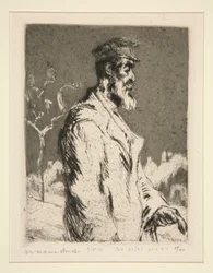 Męska figura, połowa długości