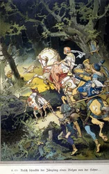 Ilustracja Vogla do opowieści braci Jakuba (1785-1863) i Wilhelma (1786-1859) Grimm