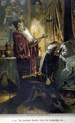 Ilustracja Vogla do opowieści braci Jakuba (1785-1863) i Wilhelma (1786-1859) Grimm