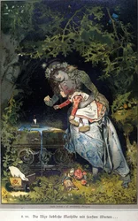 Ilustracja Vogla do opowieści braci Jakuba (1785-1863) i Wilhelma (1786-1859) Grimm