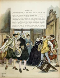 Atak Jeana Chatela (1575-1594) 27 grudnia 1594, który wkroczył do hotelu Gabrielle d