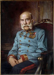 Portret cesarza Franciszka Józefa I w wieku 85