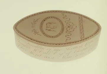 Pudełko wolności, podarowane Jamesowi McCallowi przez Scottish Corporation of Cork, 1790 (srebro)