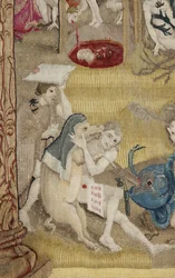Ogród rozkoszy ziemskich. ok. 1560 (gobelin)