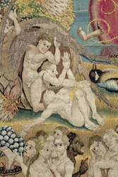 Ogród rozkoszy ziemskich. ok. 1560 (gobelin)