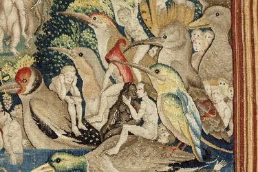 Ogród rozkoszy ziemskich. ok. 1560 (gobelin)
