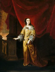 Portret damy (olej na płótnie)