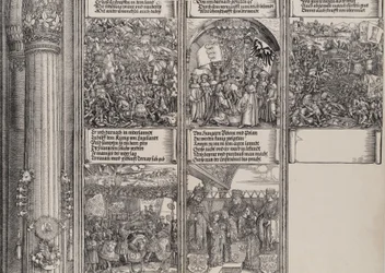 Sojusz Maksymiliana z Henrykiem VIII, Podwójne wesele w Wiedniu, Kampania w Gelde..., 1515.