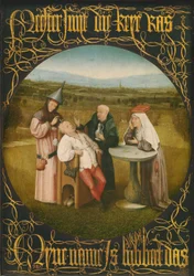 The Cure of Folly, ok. 1494 (olej na panelu)