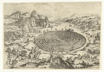 Labirynt kreteński Pejzaże ze scenami biblijnymi i mitologicznymi (tytuł serii)