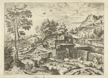 Lot do Egiptu Pejzaże ze scenami biblijnymi i mitologicznymi (tytuł serii)