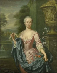 Portret Claudine van Royen (ur. 1712), żony Pietera Tedinga van Berkhout