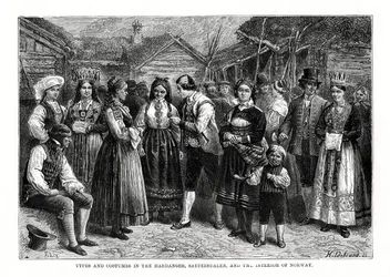 Typy i stroje w Norwegii, 1879.