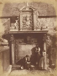 Cmentarz Greyfriars, pomnik Dennistoun z D. O. Hill i jego siostrzenicami