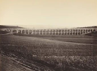Arcades de pont sur Vanne Arcades, Most nad Vanne, 1873.
