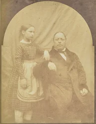 [Portret mężczyzny i dziewczyny].