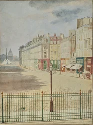 [Rue Royale z widokiem na Place de la Concorde].