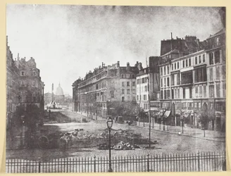 Rue Royale i pozostałości barykad z 1848 r.