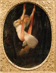Młoda dziewczyna na huśtawce Obraz Paula Delaroche