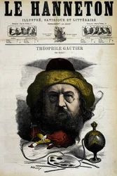 Théophile Gautier – przez Mailly, w „”Le Hanneton””” z 09.05.1867