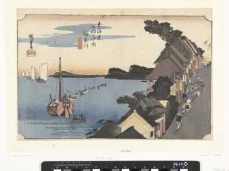 Kanagawa, bergopwaarts Kanagawa, dai no kei (tytuł na obiekcie) De 53 stacje van de Tokaido (tytuł serii) Tokaido gojusan tsugi no uchi (tytuł serii na obiekcie)