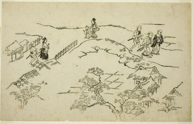 Emon Hill, z serii „Wygląd Yoshiwary (Yoshiwara no tei)”