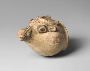 Statek, ok. 1900-1600 pne (ceramika malowana)