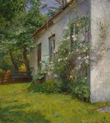Dom z krzewem róży, Sandø