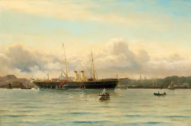 Imperial Yacht Polestar w porcie w Kopenhadze