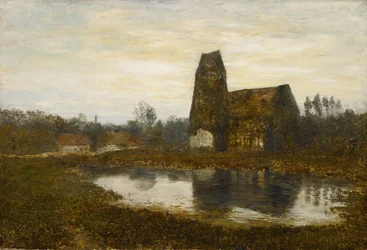 Kościół Criqueboeuf, Normandia, 1893