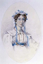 Portret Ann Howse (akwarela, ołówek na papierze)