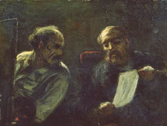 Dyskusja w studio, 1852-55