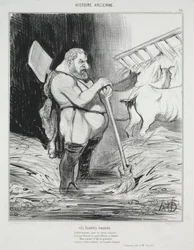 Historia starożytna, tablica 26: Stajnia Augeasów, 25 września 1842 r.