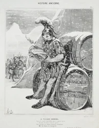 Historia starożytna, tablica 28: Przejście Hannibala, 6 października 1842 r.