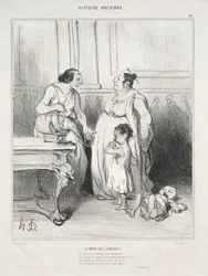 Historia starożytna, tablica 46: Matka Gracchi, 1842.