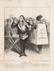 Caricaturana: plac 14, księgarz Robert Macaire Caricaturana: plac 14, księgarz Robert Macaire, 183